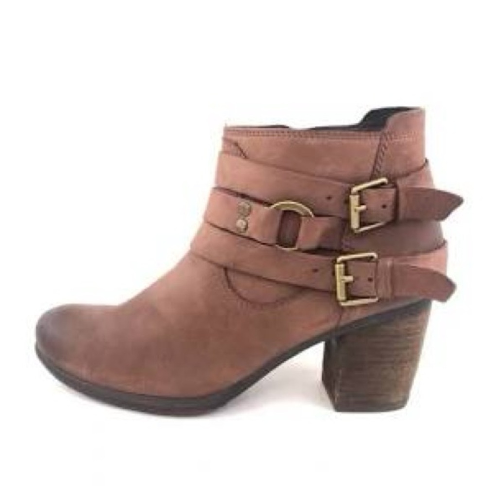 Josef Seibel Britney 02 Brown Leather Ankle Booties